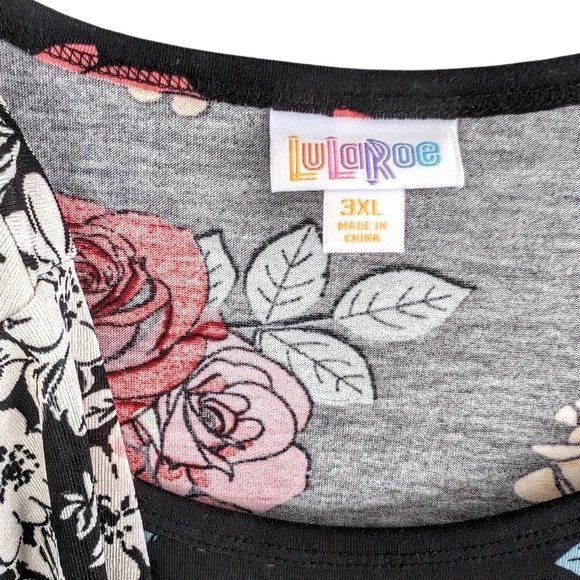 🌸 Bundle: LuLaRoe & Jaclyn Smith Floral Dresses - Size 3XL - Picture 6 of 7
